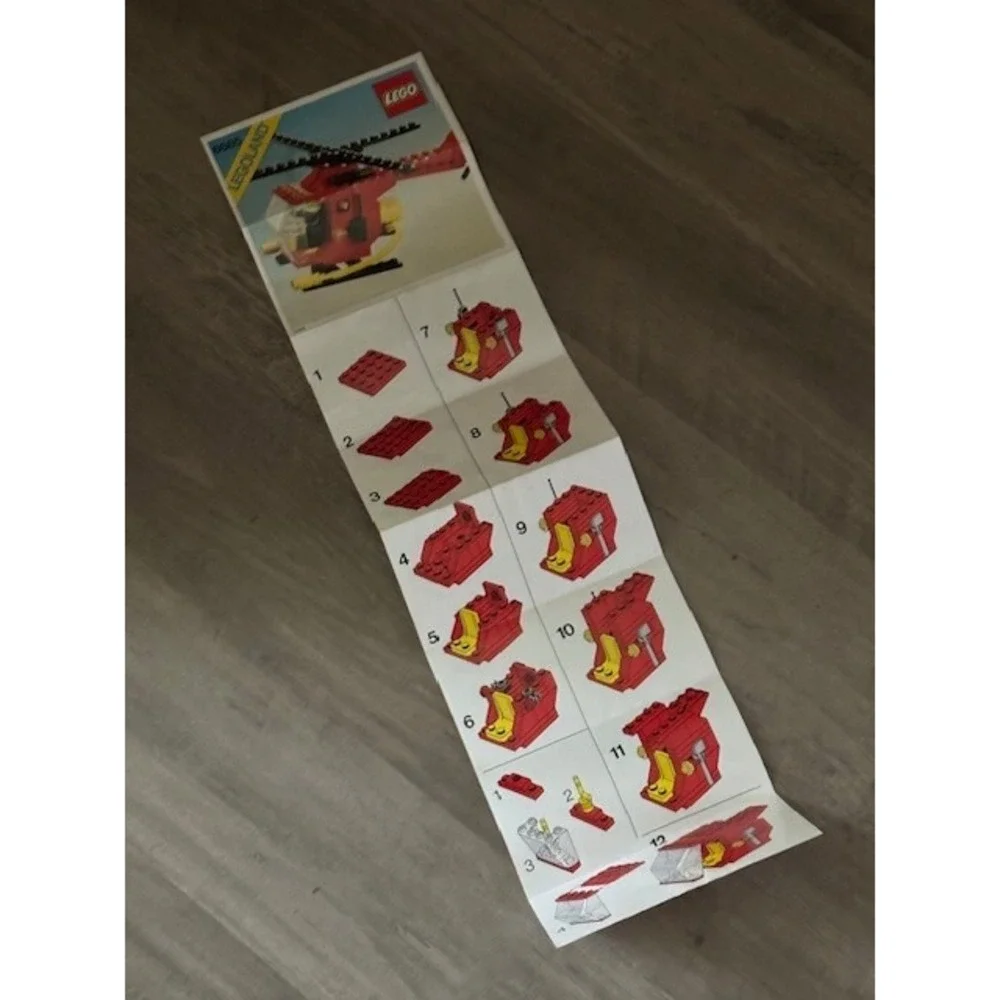 LEGO Instructions‎ (Only) Manual No. 6685 Fire Helicopter Vintage